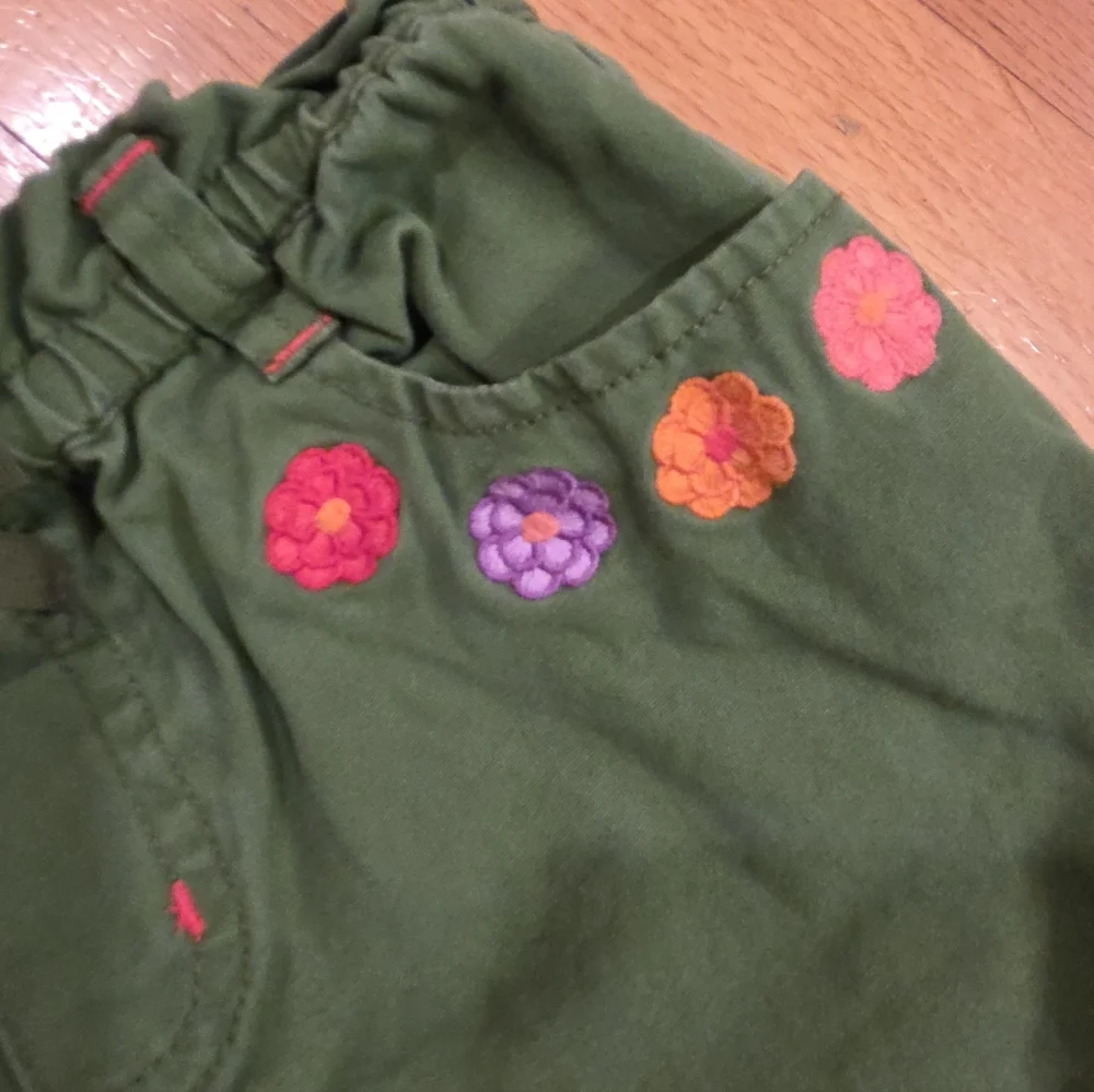 Gymboree Floral Embroidered Shorts